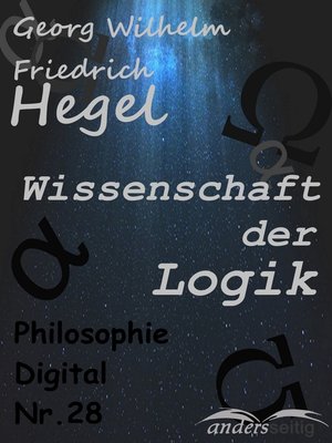 cover image of Wissenschaft der Logik
